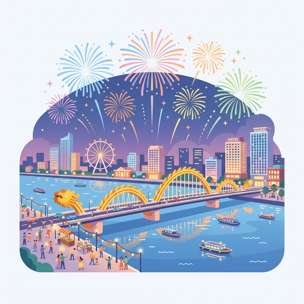 Da Nang Festival Illustration